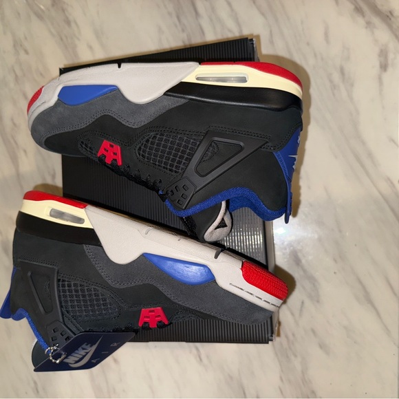 Jordan Sneakers Black Red Blue - Picture 2 of 7
